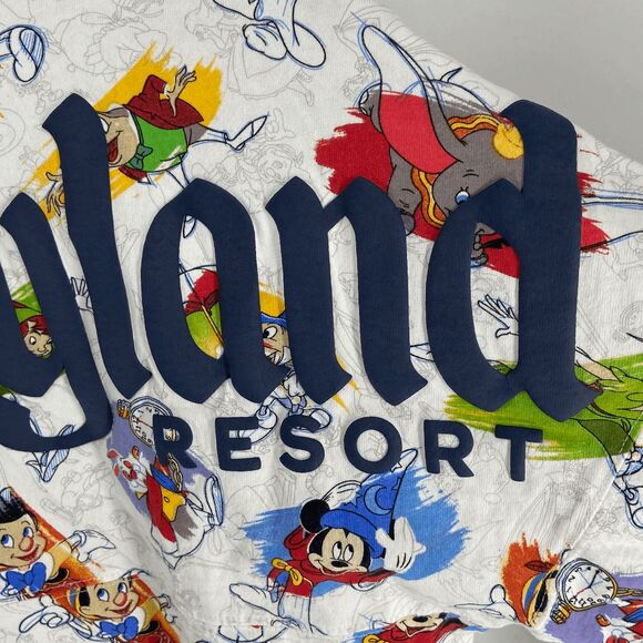 Disneyland Parks Ink & Paint Animated Characters Spirit Jersey Shirt Womens XS - Picture 5 of 10
